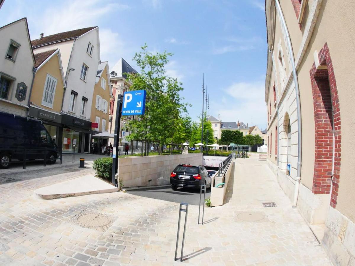 Chartres Coeur De Ville, Beau 2 Pieces Chaleureux Et Lumineux,Parking Et Wifi ! Eksteriør bilde